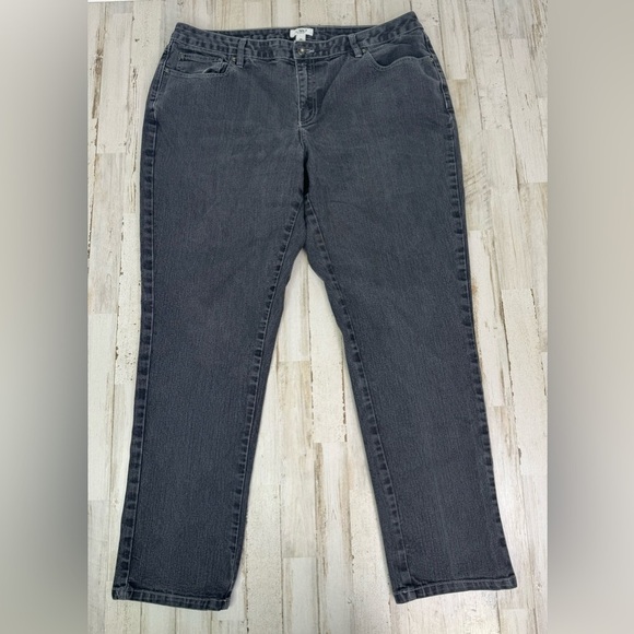 Cato Denim - Cato Black Jeans Women's 18W 40x32 Straight Leg High Rise